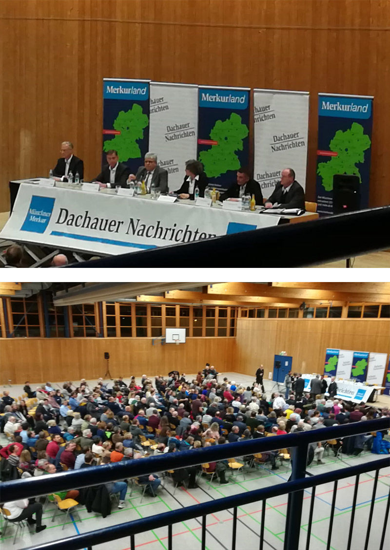 Podiumsdiskussion Petershausen, Bürgermeisterkandidat G.F. Seitz